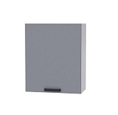 Шкаф верхний сушка с единым фасадом 6С кухня Кампео (Белый/Пудра)