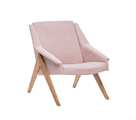 Кресло для отдыха Амбер Т (Дуб/Ткань велюр ткань Soro 61)