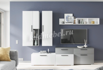 Пенал настенный Альберо (Белый)