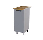 Шкаф нижний 35Р кухня Контемп без столешницы (Дуб сонома/Слоновая кость)