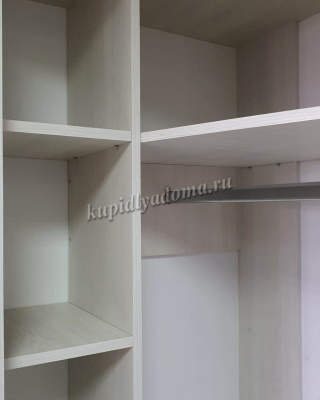 Шкаф угловой Джаз (Ясень анкор белый)