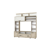 Гостиная Оскар 18 центральная секция ОГЦС-2 (Дуб крафт серый/Дуб крафт белый)