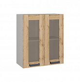 Шкаф верхний ШВС 600 Кухня Лофт (Фон серый/Дуб Вотан)