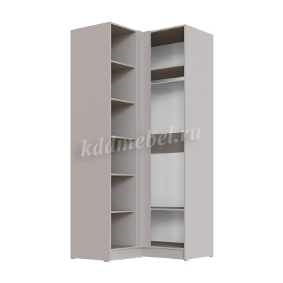 Шкаф угловой Вегас (Кашемир/Дуб крафт золотой)