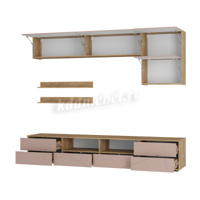 Гостиная Камелия (Крафт/Шарлиз пинк)