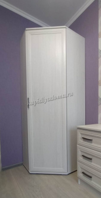 Шкаф угловой Джаз (Ясень анкор белый)