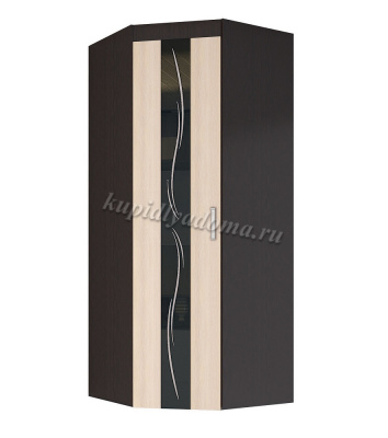 Шкаф угловой Эрика (Венге/Дуб молочный)