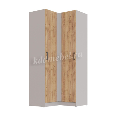 Шкаф угловой Вегас (Кашемир/Дуб крафт золотой)