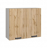 Шкаф верхний ШВ 800 Кухня Лофт (Фон серый/Дуб Вотан)