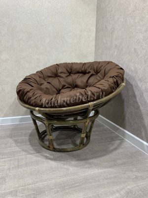 Кресло Papasan (Ротанг №6, ткань Matador 10)