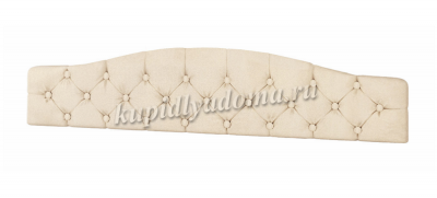 Спинка мягкая велюр с пуговицами (Карамель)