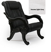 Кресло для отдыха Сенатор Модель 71 (Венге/Ткань велюр Серый Verona Light Grey)