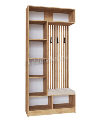 Центральная секция Руэлла (Дуб крафт золотой/Белый)