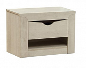 Тумба прикроватная Лючия 33.12 (Бетон пайн белый/Венге)