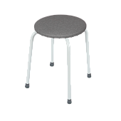 Табурет круглый Пенёк-220 крепкий (Серый)