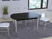 Стол обеденный ВВР раздвижной ЛДСП подстолье прямое (Венге) 