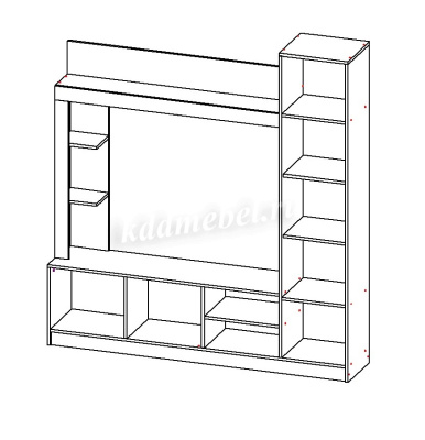 Гостиная Легенда (Делано светлый/Белый)