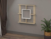 Полка Эра №1 (Дуб сонома/Белый текстурный)