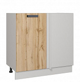 Шкаф нижний ШНУ 800 Кухня Лофт (Фон серый/Дуб Вотан)