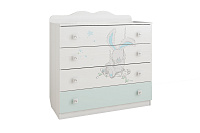 Комод Бонни зверята (Рамух белый/Кенди)