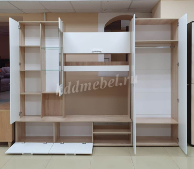 Гостиная Флай (Дуб сонома/Белый)