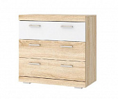 Комод Соната КС-900 (Дуб сонома/Белый глянец)