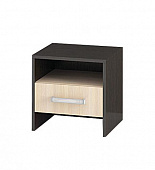 Тумба прикроватная Эрика (Венге/Дуб молочный)