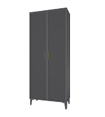 Шкаф Толедо 2-х створчатый ТШ-30 (Графит серый)