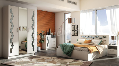 Шкаф угловой Диана (Анкор светлый)