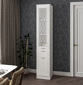 Пенал Рафаэлло МДФ (Белый/Белое дерево)