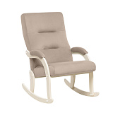 Кресло-качалка Leset Дэми (Слоновая кость/Ткань велюр Бежевый V18)