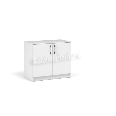 Комод 2д. Чикаго Вайт (Белый)
