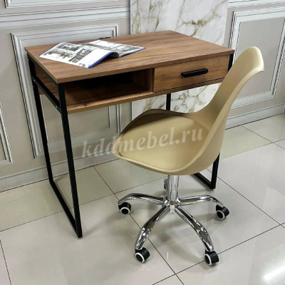 Стол письменный Стелла (Дуб крафт табачный/Черный)