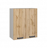 Шкаф верхний ШВ 600 Кухня Лофт (Фон серый/Дуб Вотан)