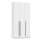 Шкаф для одежды 3-х дв. Брандо 67.08 (h 2480) (Белый)