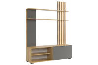 Гостиная Бери дуб крафт золотой графит копия Гостиная Бери дуб крафт золотой графит копия