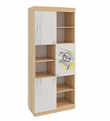 Стеллаж Форсаж (Дуб сонома/Белый)