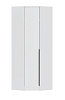 Шкаф угловой Мадрид угол скос (Белый древесные поры)