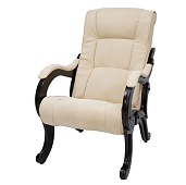 Кресло для отдыха Сенатор Модель 71 (Венге/Ткань велюр Ваниль Verona Vanilla)