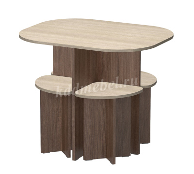 Набор мебели Милена (Ясень шимо темный/Ясень шимо светлый)