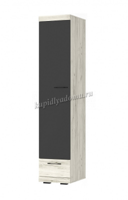 Шкаф Соната ШС-450 (Дуб крафт белый/Антрацит)
