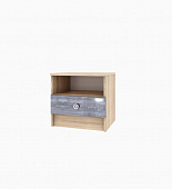 Тумба прикроватная Мадлен (Дуб сонома/Дуб Шале серебро)