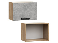 Шкаф верхний ШВГ 500 Кухня Призма (Асфальт Супермат)