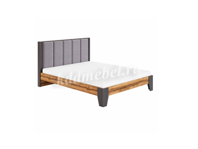 Кровать Моника 1.6 с ортопедическим основанием мод 2.2 (Авелано/Графит антистрейч)