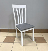 Стул обеденный Hv Franklin (Белый/Ткань серый)