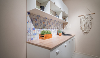 Кухня Изида 2.0 (80/40) (Белый/Дуб корсика)