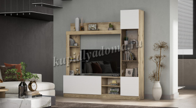 Гостиная Легенда (Делано светлый/Белый)