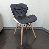 Стул обеденный BML-046-1 (Черный/Белый)