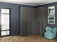 шкаф угловой мадрид угол прямой графит шкаф угловой мадрид угол прямой графит