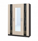 Шкаф 3-х створчатый Эрика (Венге/Дуб молочный)